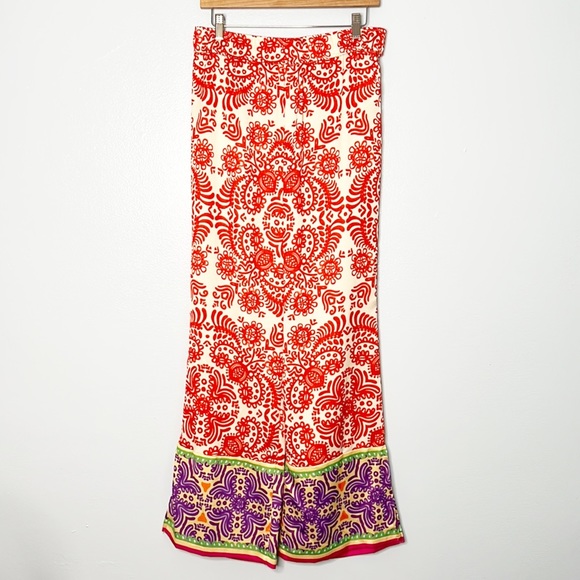 Zara flared floral print pants - Picture 3 of 11